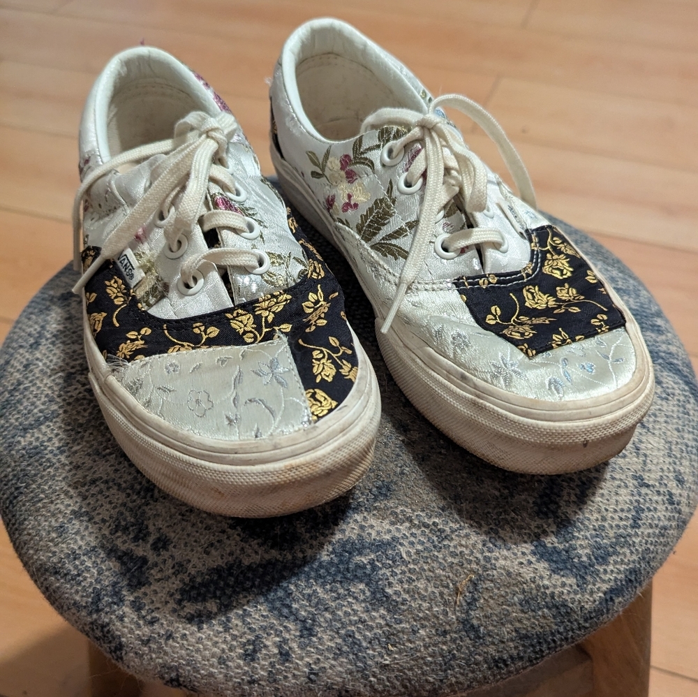 Vans: Era (Brocade) Patchwork/Tr Wht - Picture 6 of 7